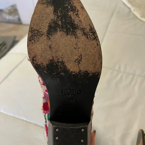 MomoDesign Multicolor Embroidered Ankle Boots - Picture 5 of 7